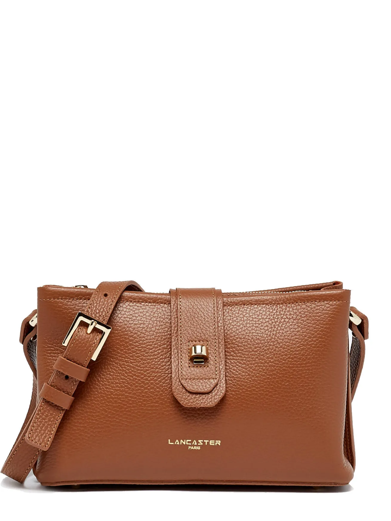 Sac bandoulière Foulonne double cuir LANCASTER