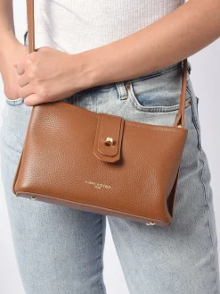 Sac bandoulière Foulonne double cuir LANCASTER