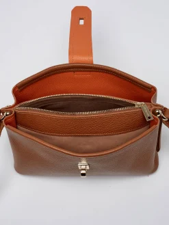 Sac bandoulière Foulonne double cuir LANCASTER