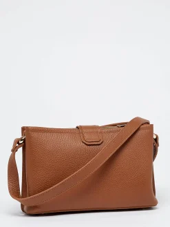 Sac bandoulière Foulonne double cuir LANCASTER