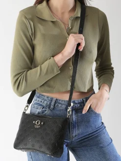 Sac bandoulière Gerty polyurethane GUESS