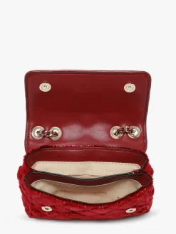 Sac bandoulière Giully velours GUESS