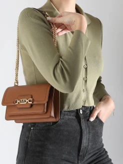 Sac bandoulière Heather cuir MICHAEL KORS