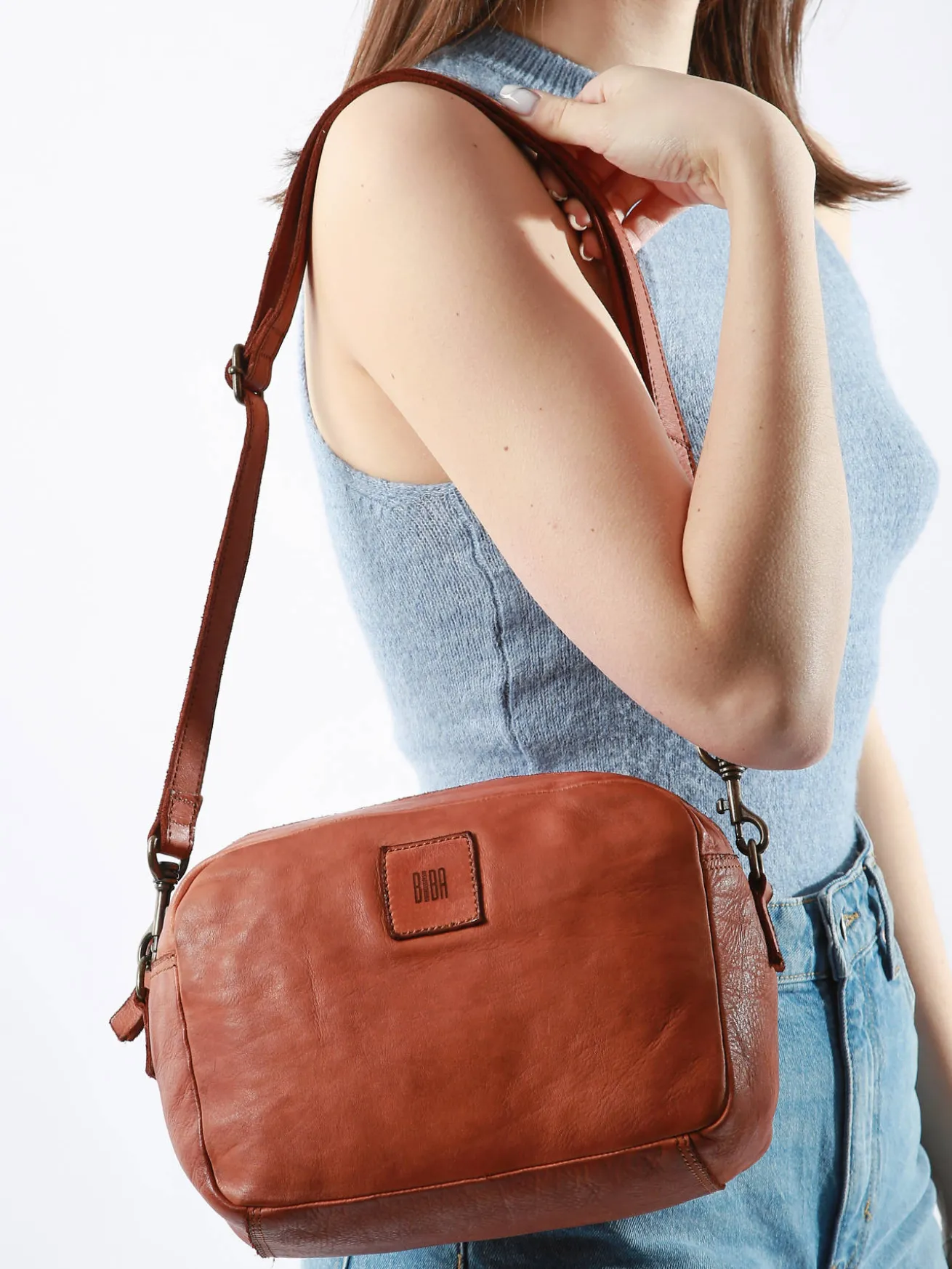 Sac bandoulière Heritage cuir BIBA
