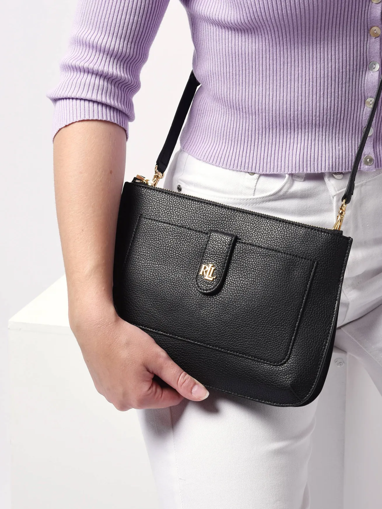 Sac bandoulière Jamey cuir LAUREN RALPH LAUREN
