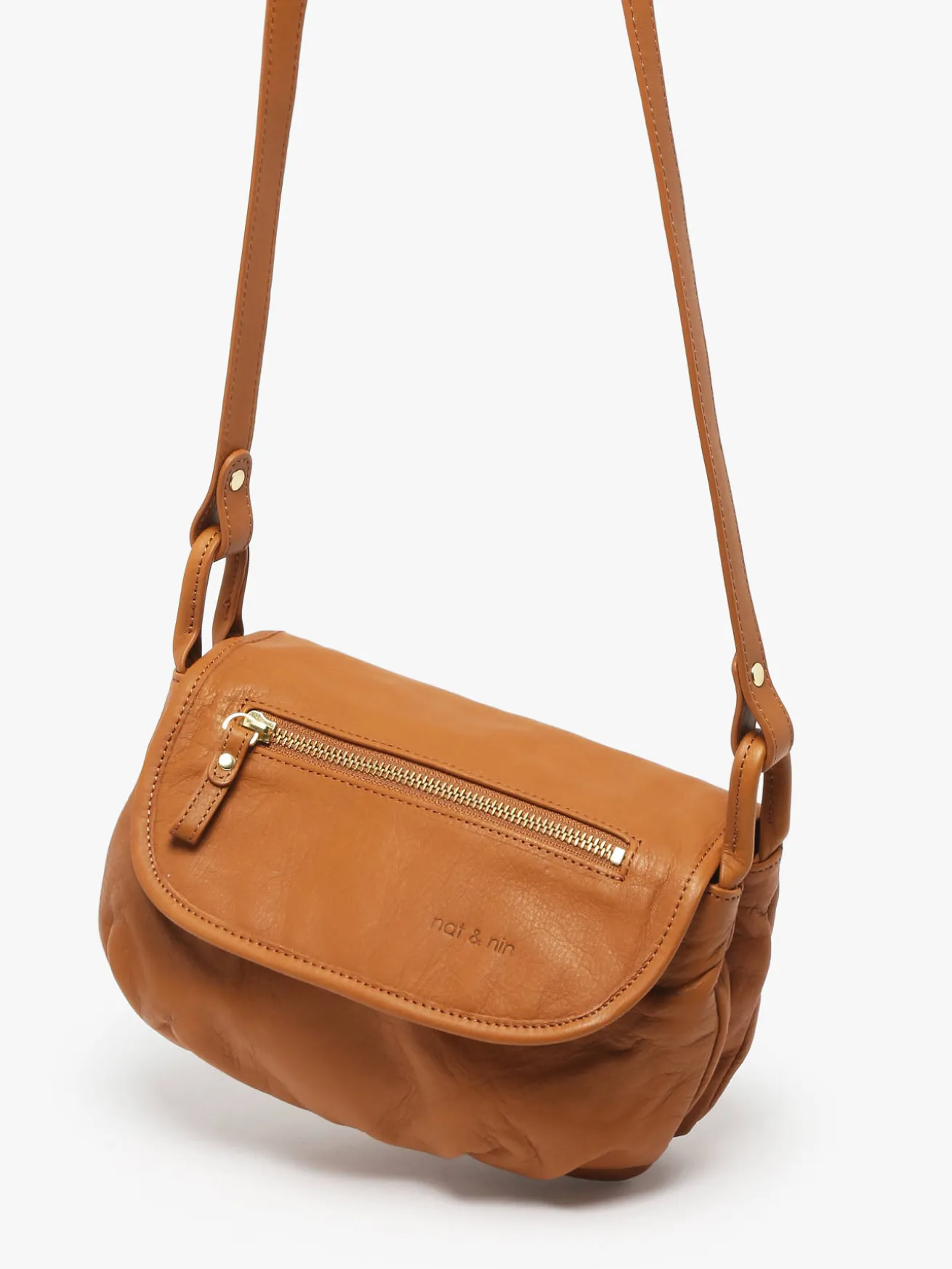 Sac bandoulière Jenny cuir NAT ET NIN