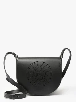 Sac bandoulière K circle cuir KARL LAGERFELD
