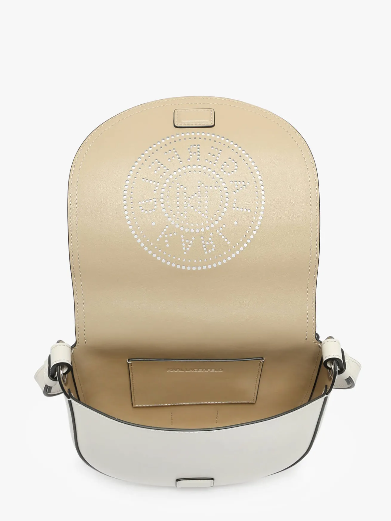 Sac bandoulière K circle cuir KARL LAGERFELD