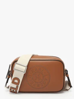 Sac bandoulière K circle cuir KARL LAGERFELD