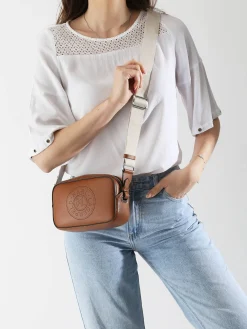 Sac bandoulière K circle cuir KARL LAGERFELD