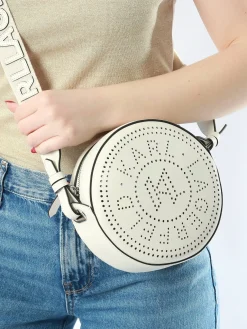 Sac bandoulière K circle cuir KARL LAGERFELD