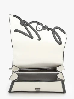 Sac bandoulière K signature cuir KARL LAGERFELD