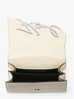 Sac bandoulière K signature cuir KARL LAGERFELD