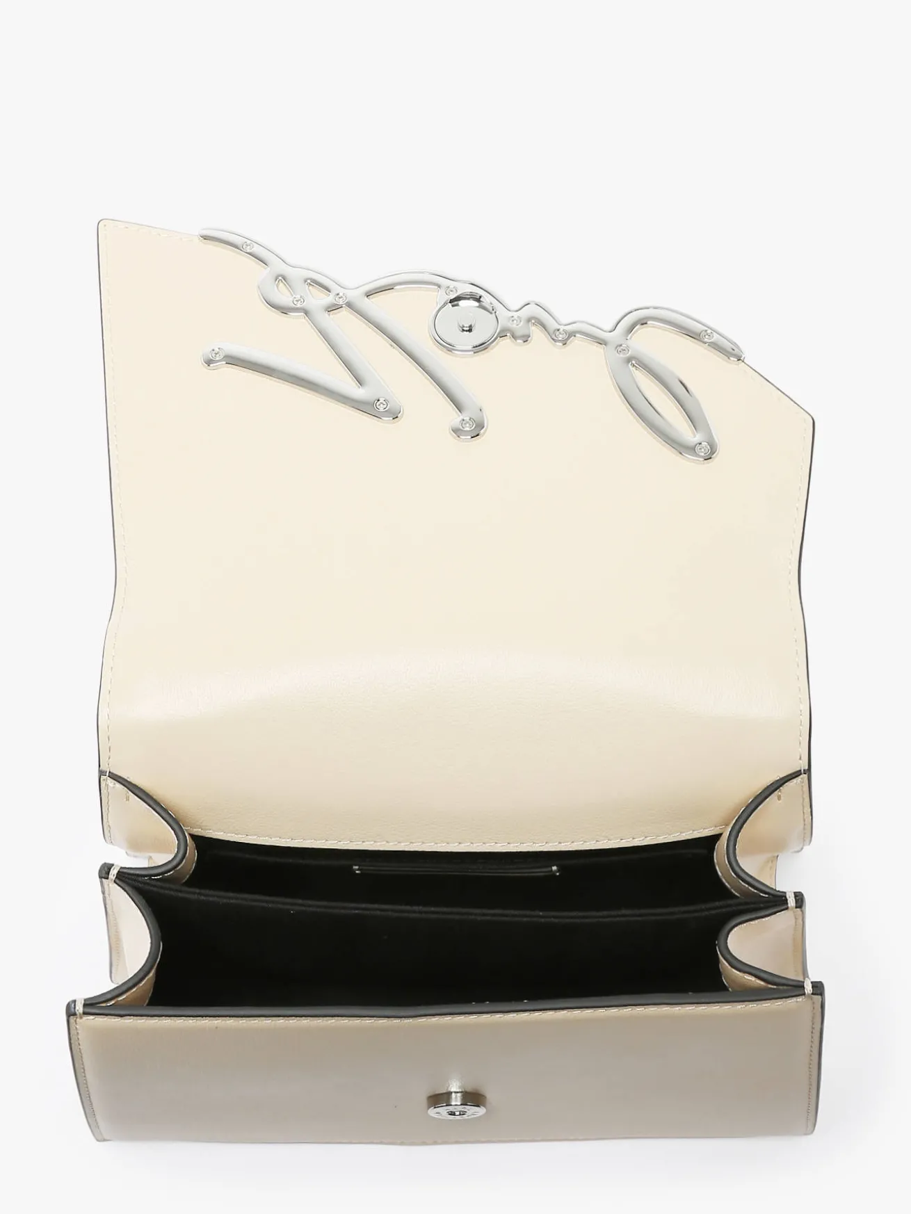 Sac bandoulière K signature cuir KARL LAGERFELD