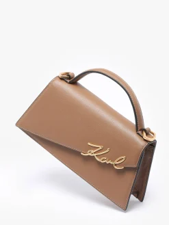 Sac bandoulière K signature cuir KARL LAGERFELD