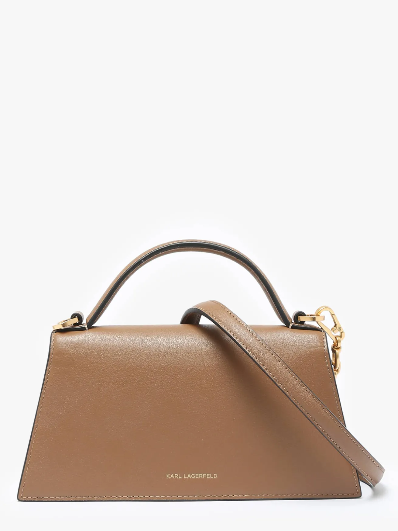 Sac bandoulière K signature cuir KARL LAGERFELD