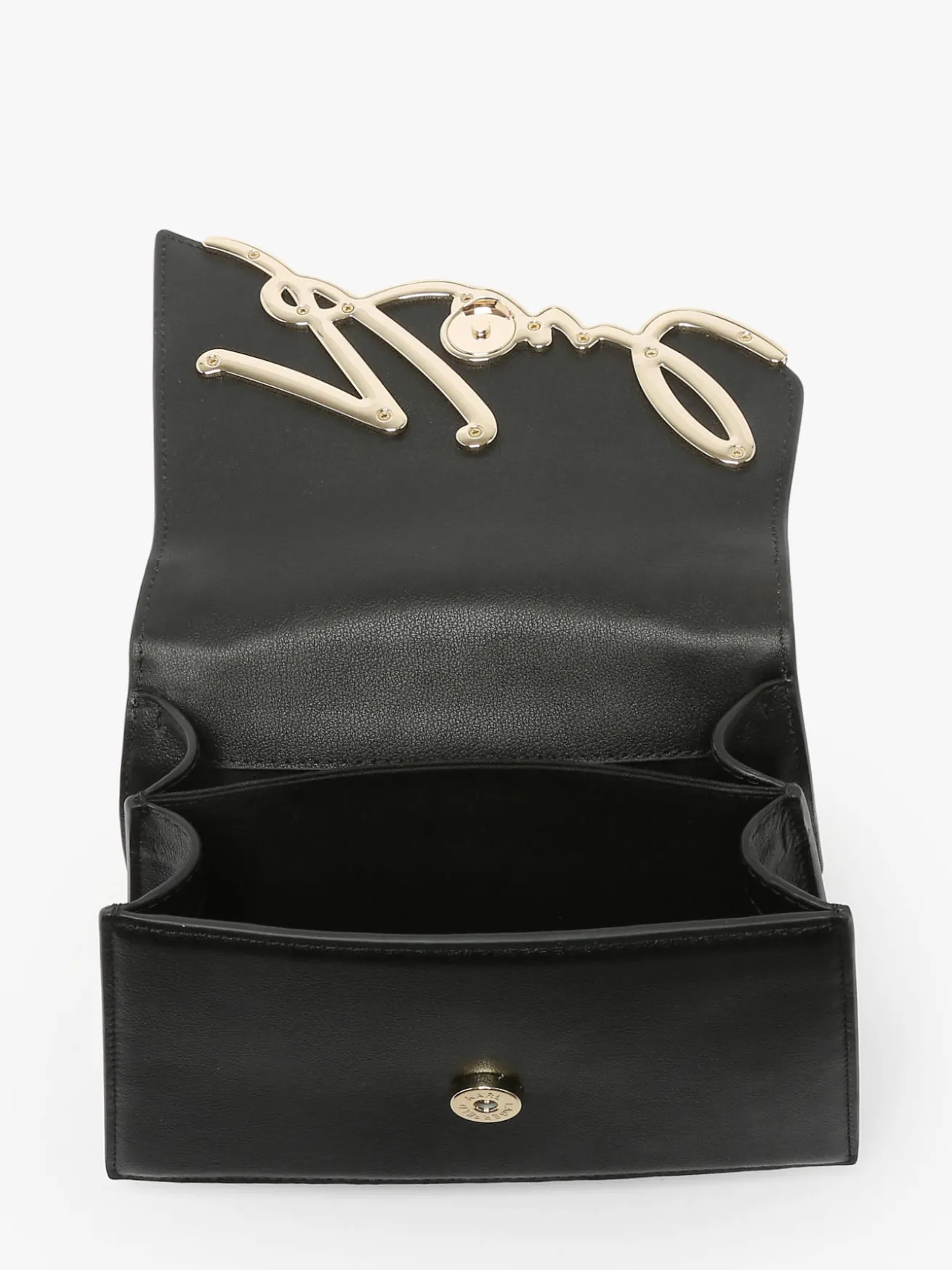 Sac bandoulière K signature cuir KARL LAGERFELD