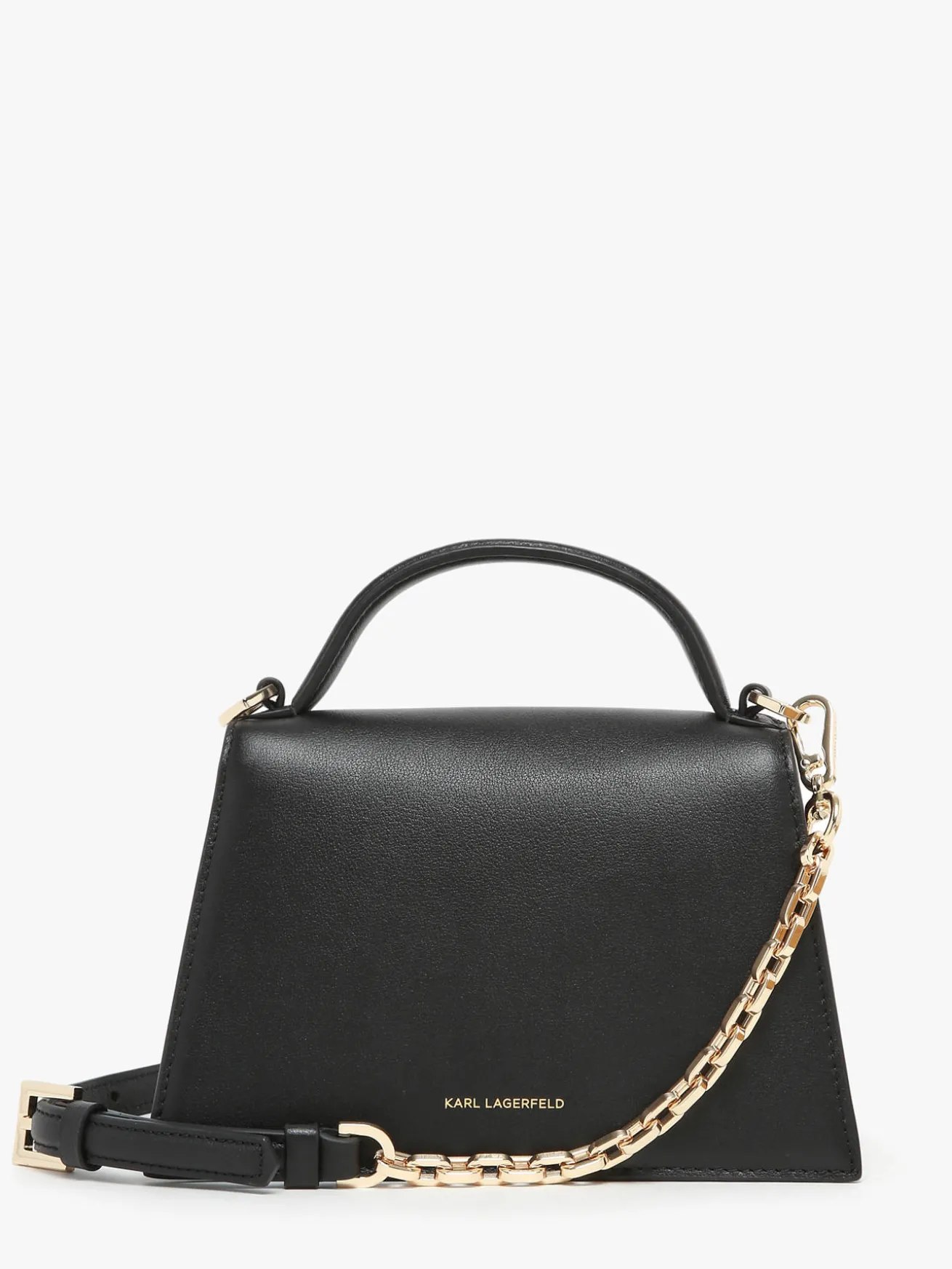 Sac bandoulière K signature cuir KARL LAGERFELD