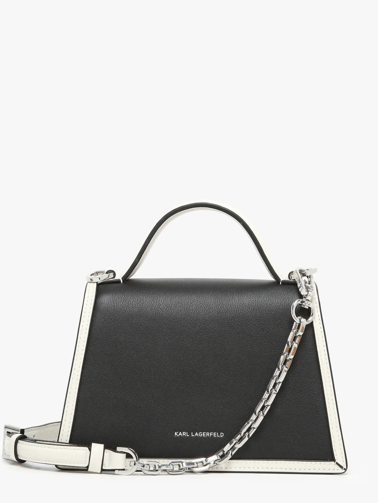 Sac bandoulière K signature cuir KARL LAGERFELD