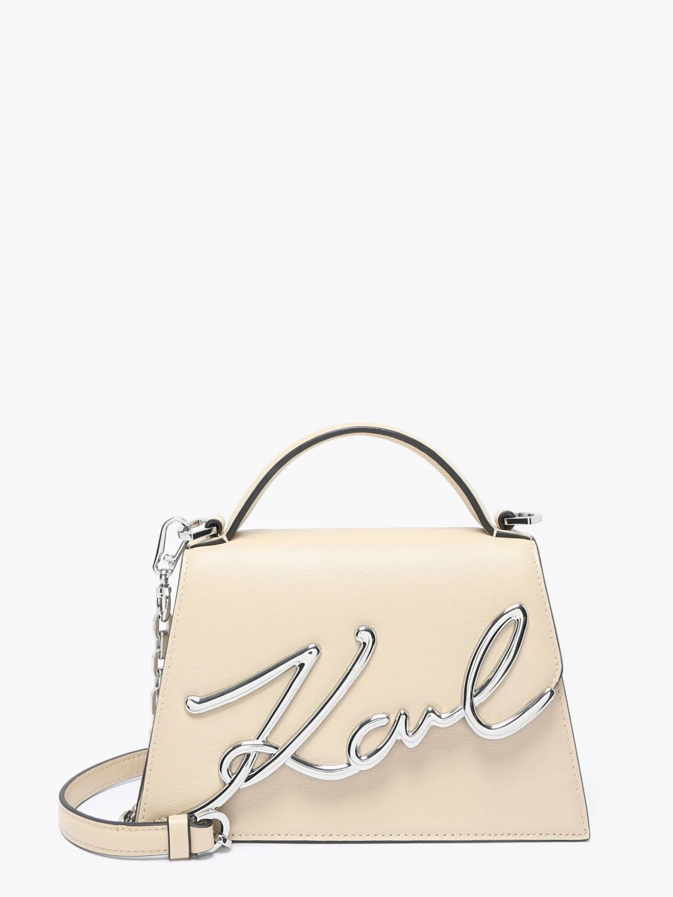 Sac bandoulière K signature cuir KARL LAGERFELD