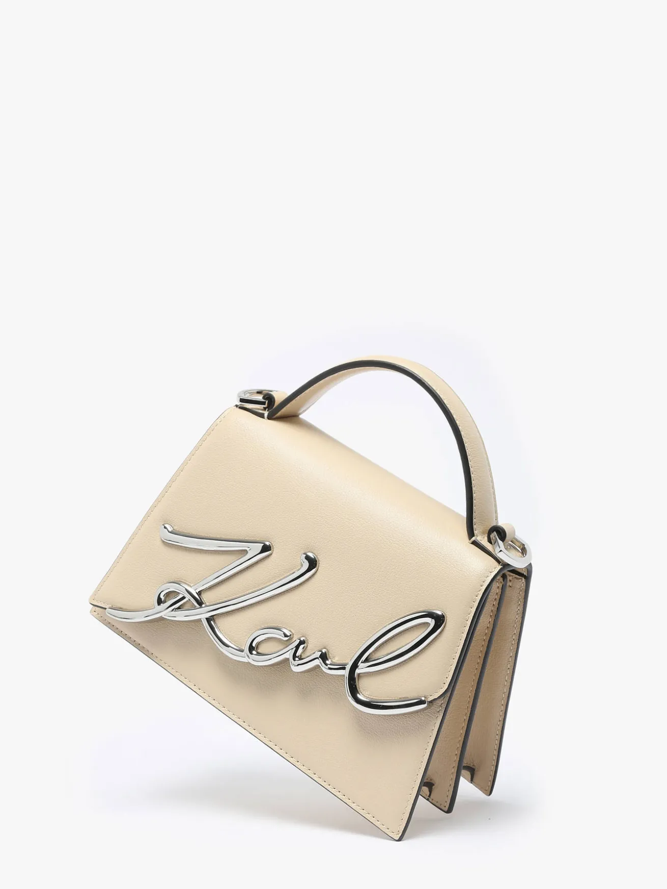 Sac bandoulière K signature cuir KARL LAGERFELD