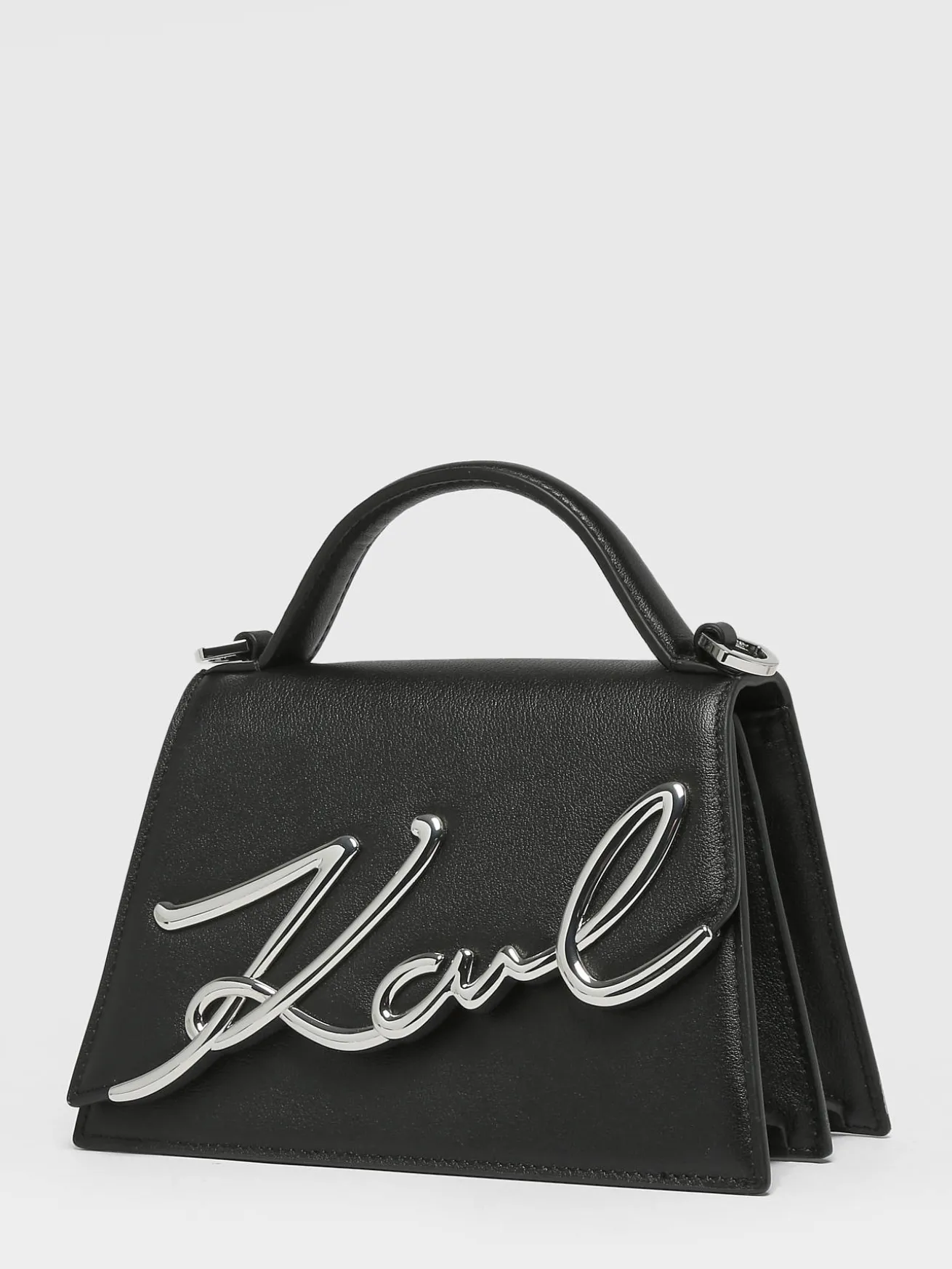 Sac bandoulière K signature cuir KARL LAGERFELD