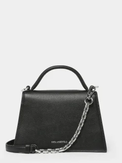 Sac bandoulière K signature cuir KARL LAGERFELD