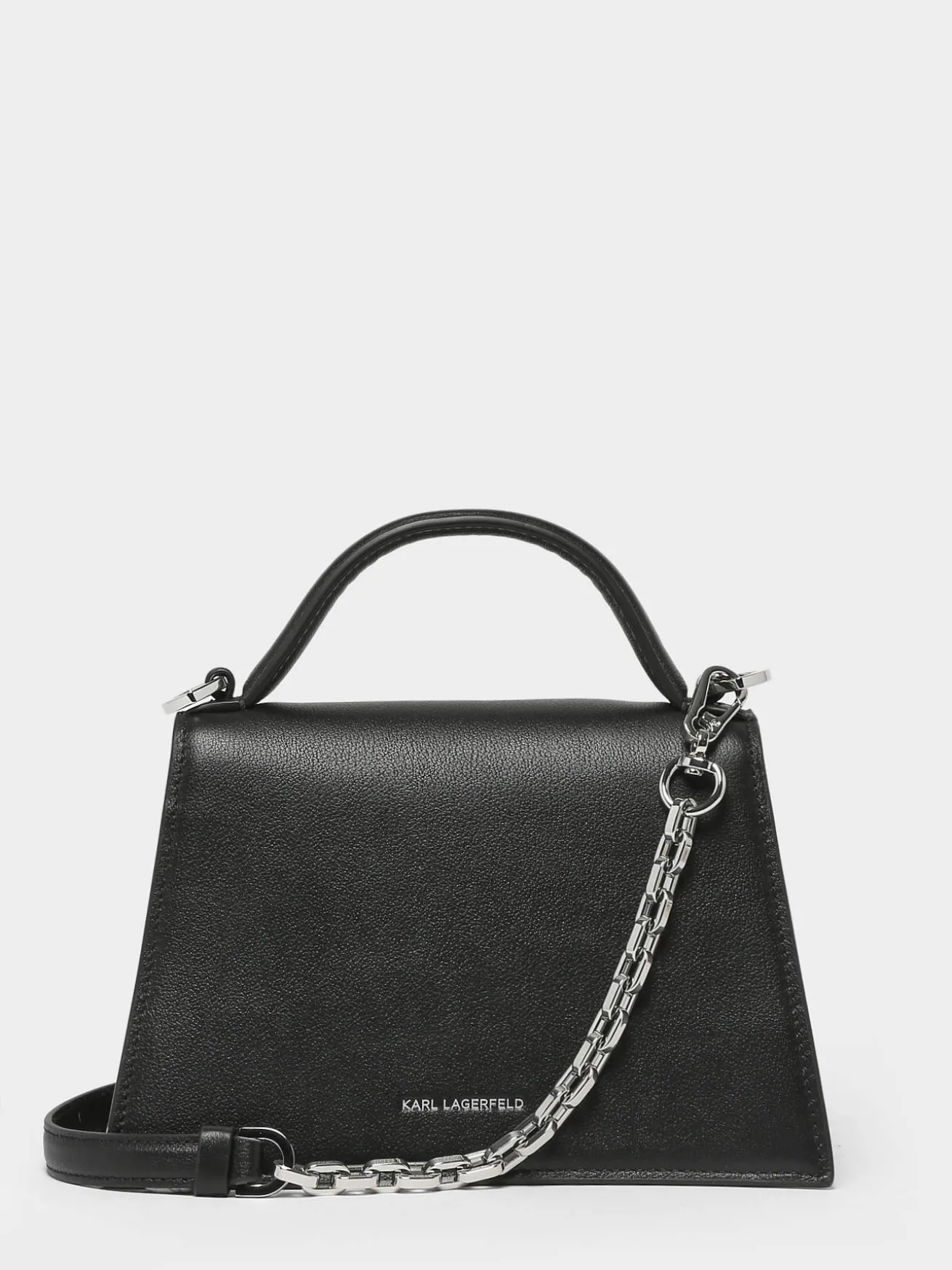 Sac bandoulière K signature cuir KARL LAGERFELD