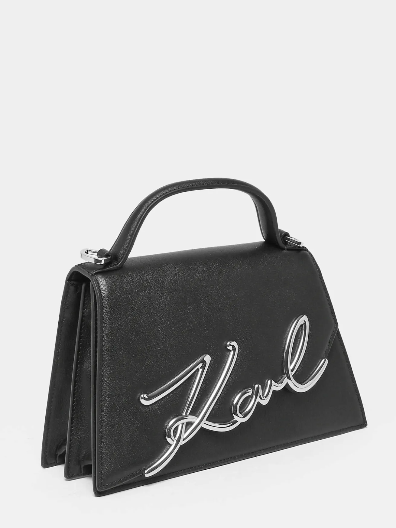 Sac bandoulière K signature cuir KARL LAGERFELD