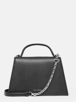 Sac bandoulière K signature cuir KARL LAGERFELD