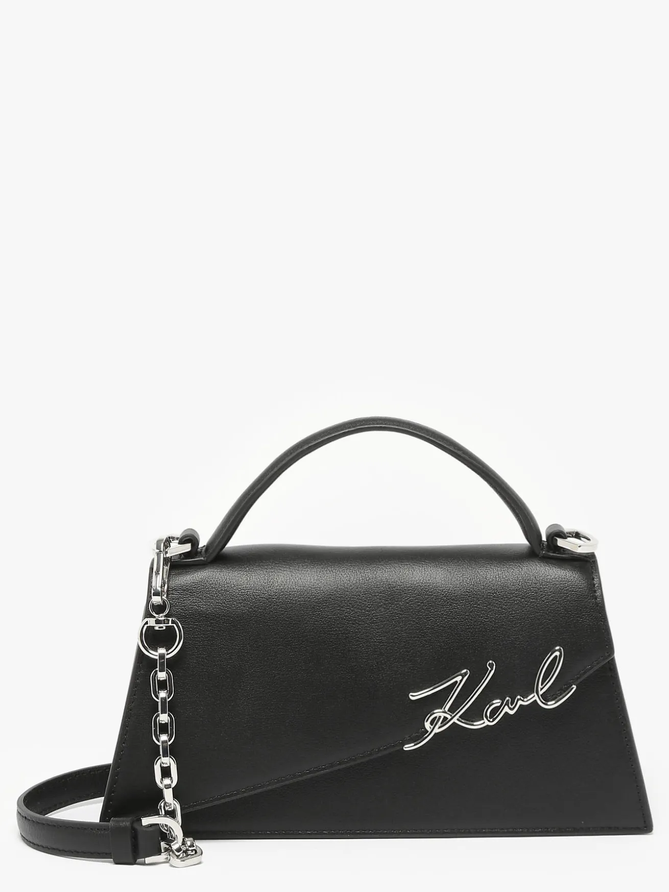 Sac bandoulière K signature cuir KARL LAGERFELD