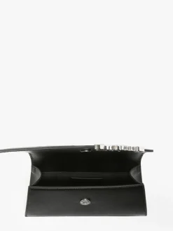 Sac bandoulière K signature cuir KARL LAGERFELD