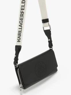 Sac bandoulière K/Circle cuir KARL LAGERFELD