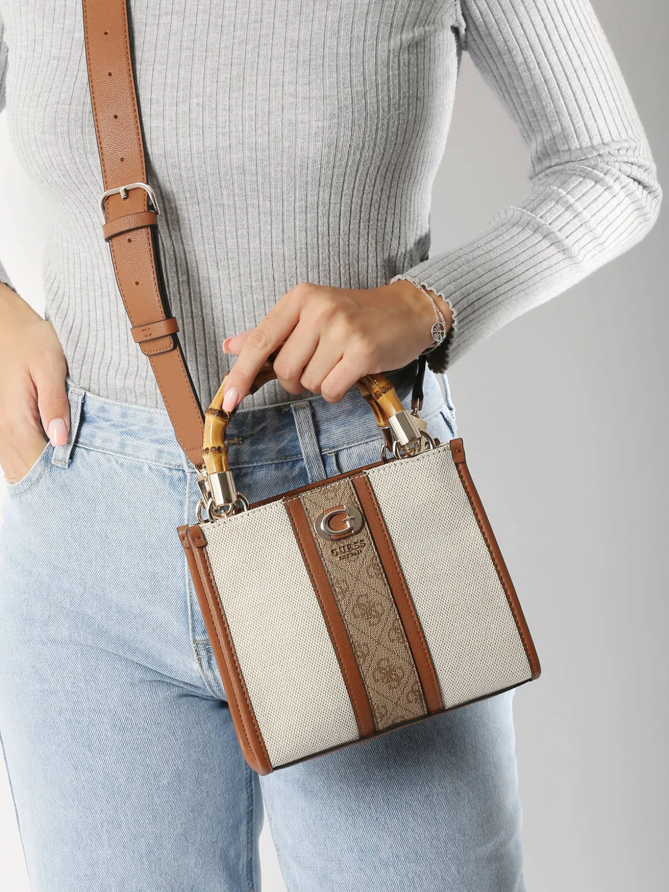 Sac bandoulière Kerima coton GUESS