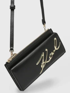Sac bandoulière K/Signature cuir KARL LAGERFELD