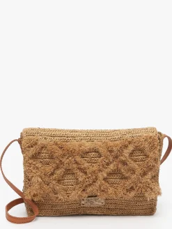 Sac bandoulière L'atelier du crochet raphia LE VOYAGE EN PANIER