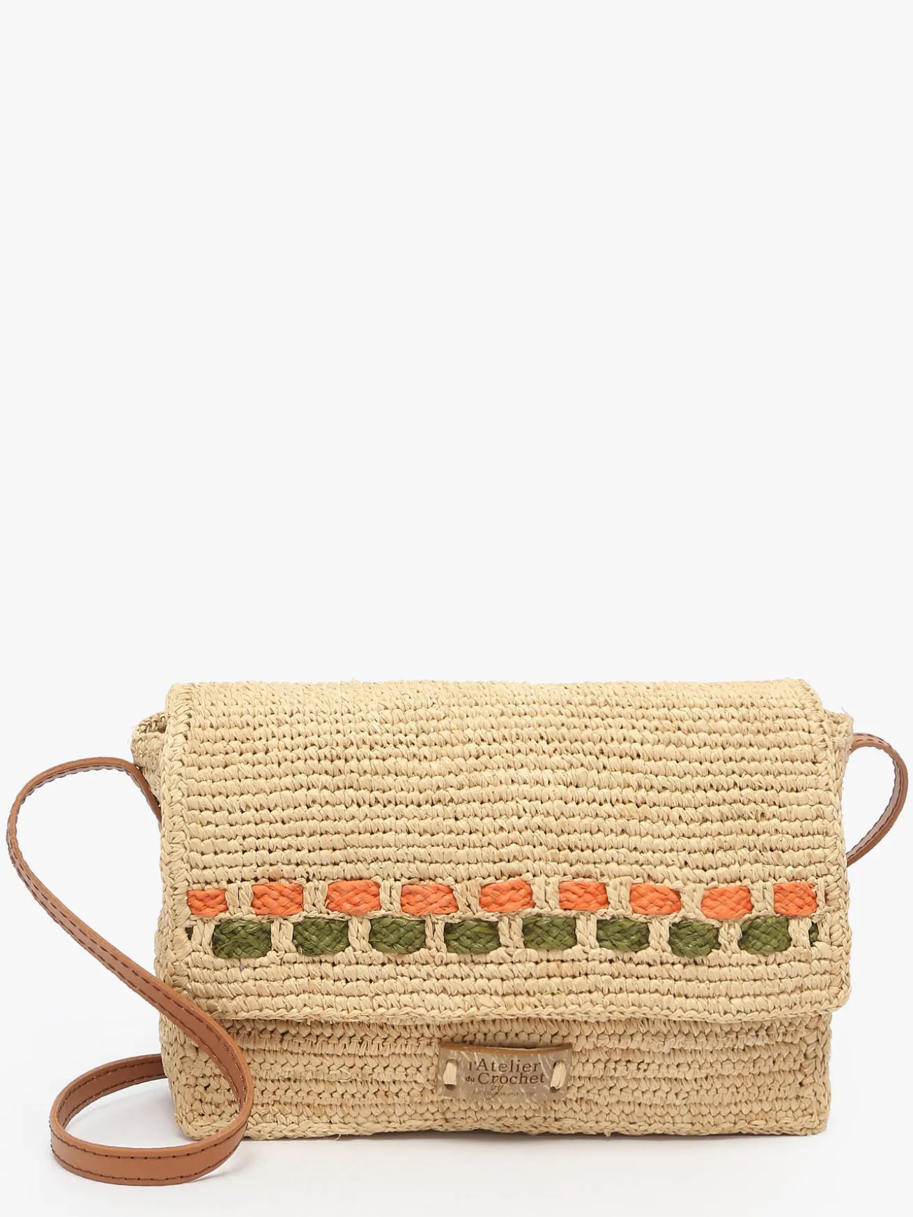 Sac bandoulière L'atelier du crochet raphia LE VOYAGE EN PANIER