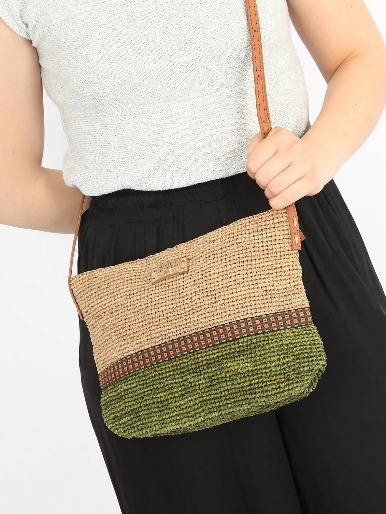 Sac bandoulière L'atelier du crochet LE VOYAGE EN PANIER