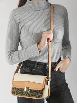 Sac bandoulière Leopard LULU CASTAGNETTE