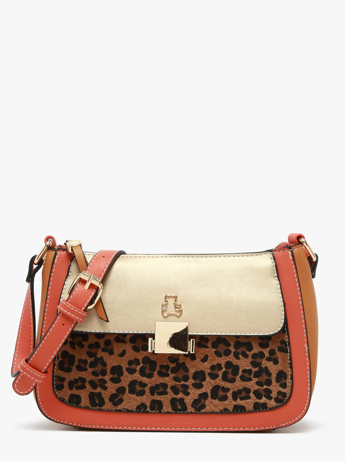 Sac bandoulière Leopard LULU CASTAGNETTE