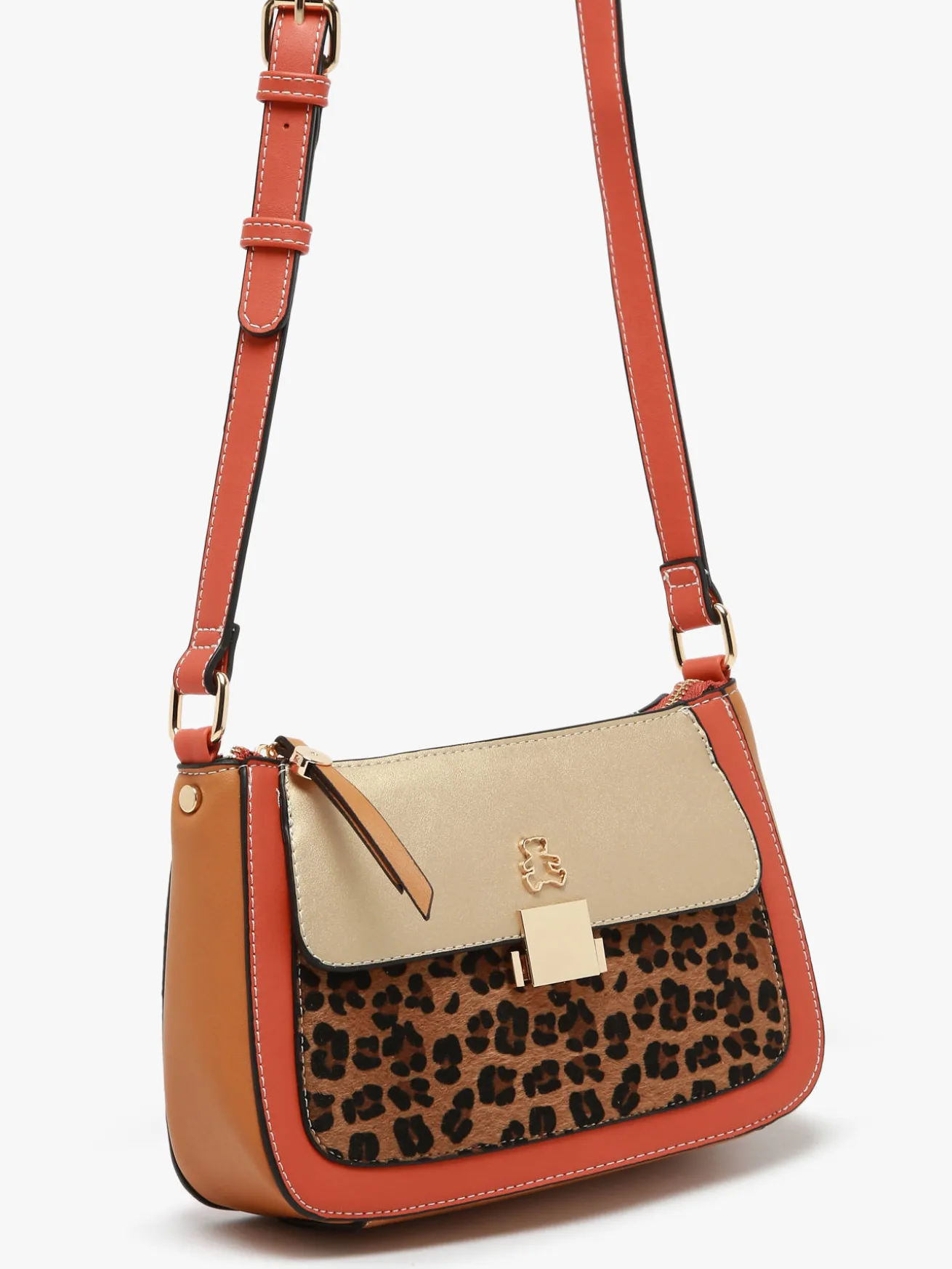 Sac bandoulière Leopard LULU CASTAGNETTE