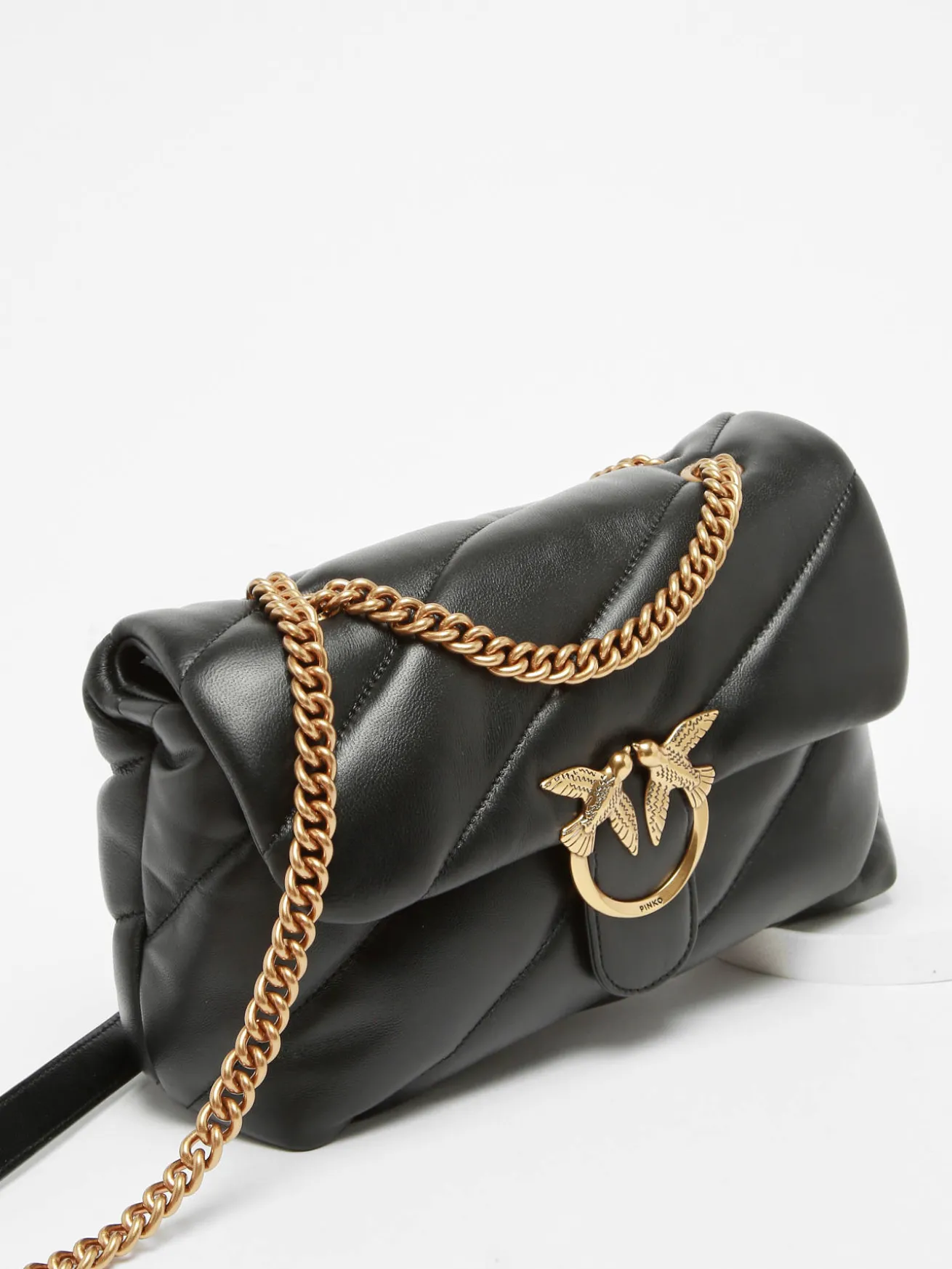 Sac bandoulière Love bag puff cuir PINKO