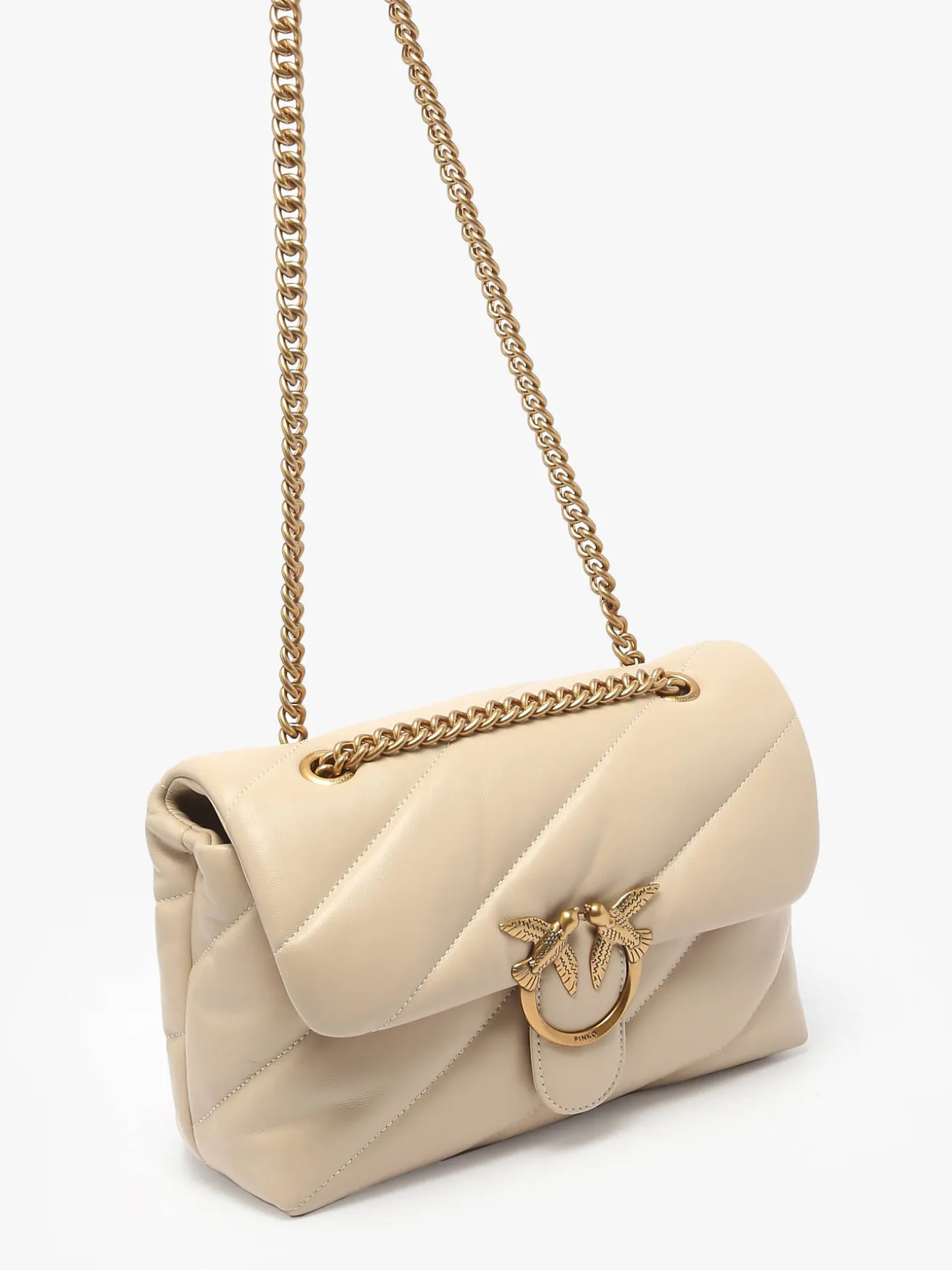 Sac bandoulière Love bag puff cuir PINKO