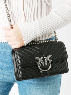 Sac bandoulière Love bag quilt cuir PINKO