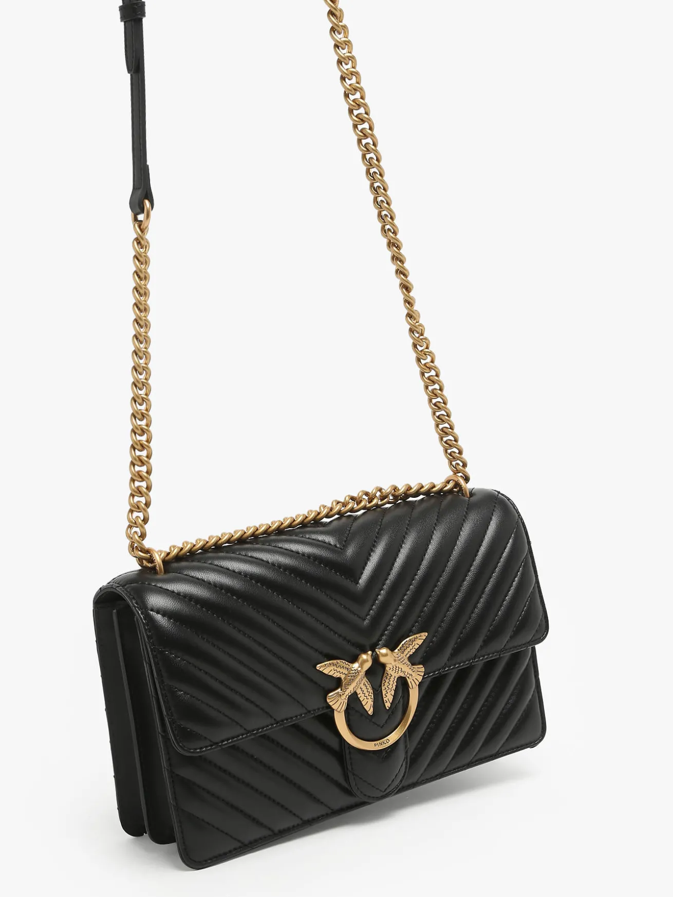 Sac bandoulière Love bag quilt cuir PINKO