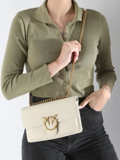 Sac bandoulière Love bag soft cuir PINKO