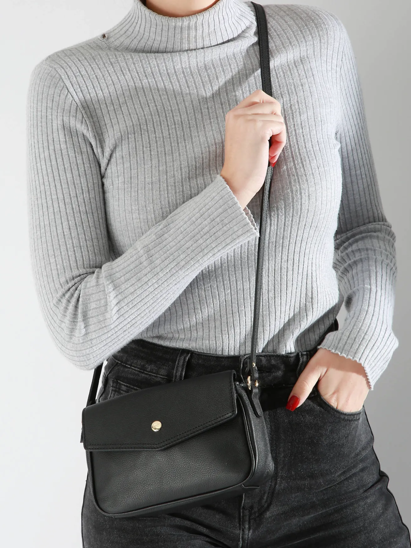 Sac bandoulière Luna cuir HEXAGONA