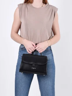 Sac bandoulière M Suave cuir LANCASTER