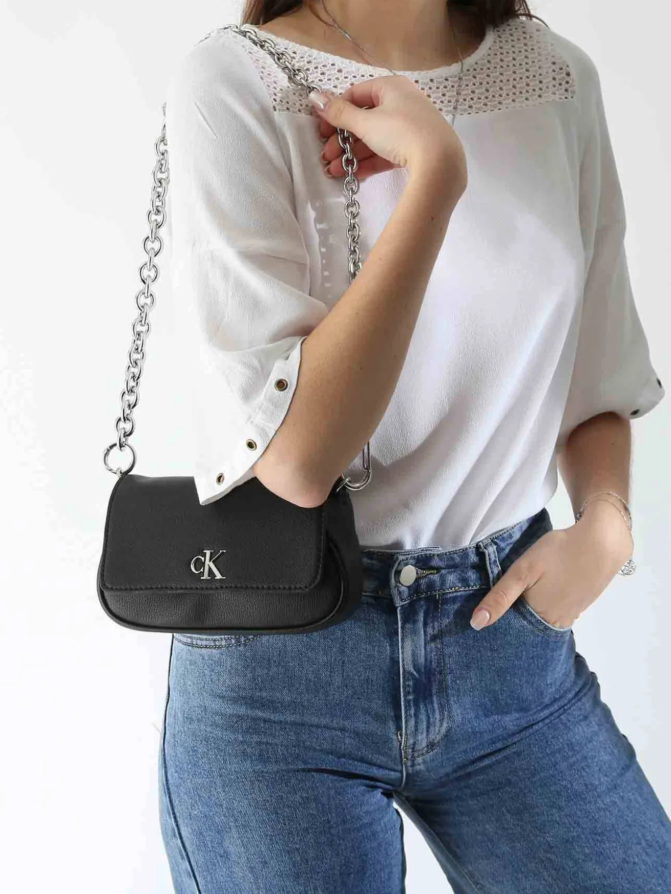 Sac bandoulière Minimal mono polyester CALVIN KLEIN JEANS