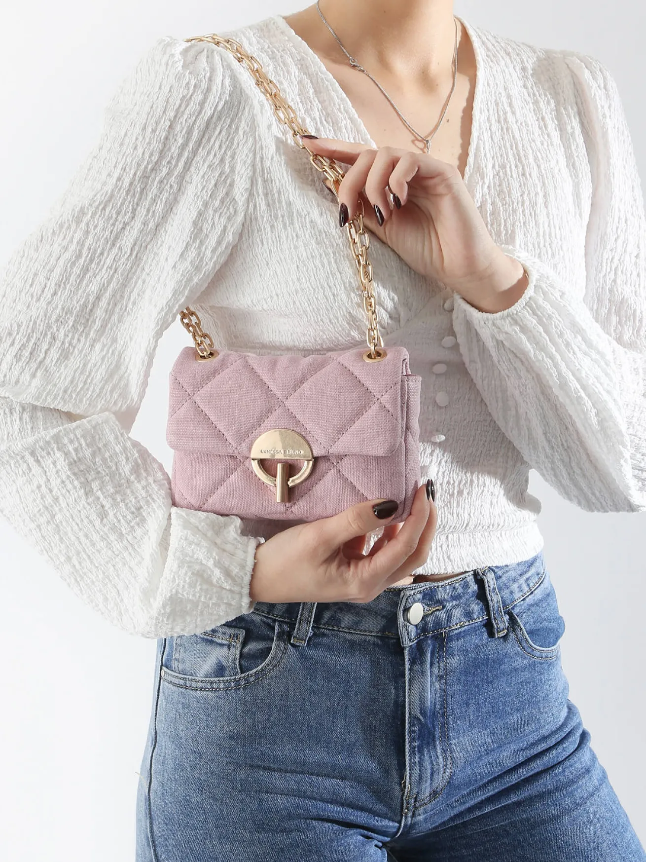 Sac bandoulière Moon lin VANESSA BRUNO